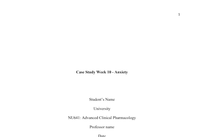 write nursing care plans and case studies